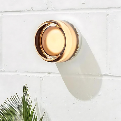 Nordic Acrylic Dimple LED Wall Sconce 1-Light 3-Color Adjustable