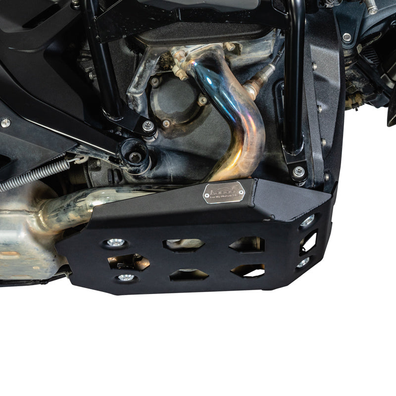 LOBOO Engine Guard for BMW R1300GS / R1300GS Adventure – 4 mm Aluminum Alloy Skid Plate, Anodized Surface, Vibration Damping Design
