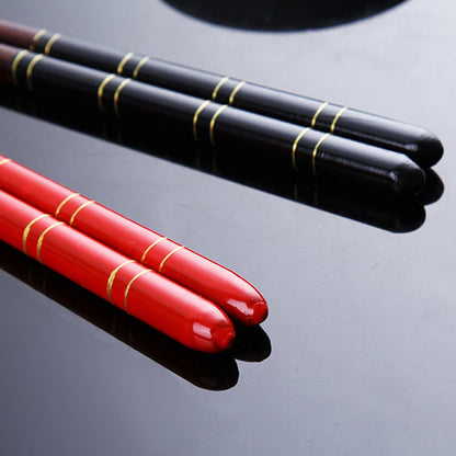 Coffret cadeau de baguettes en bois, série couple de style chinois
