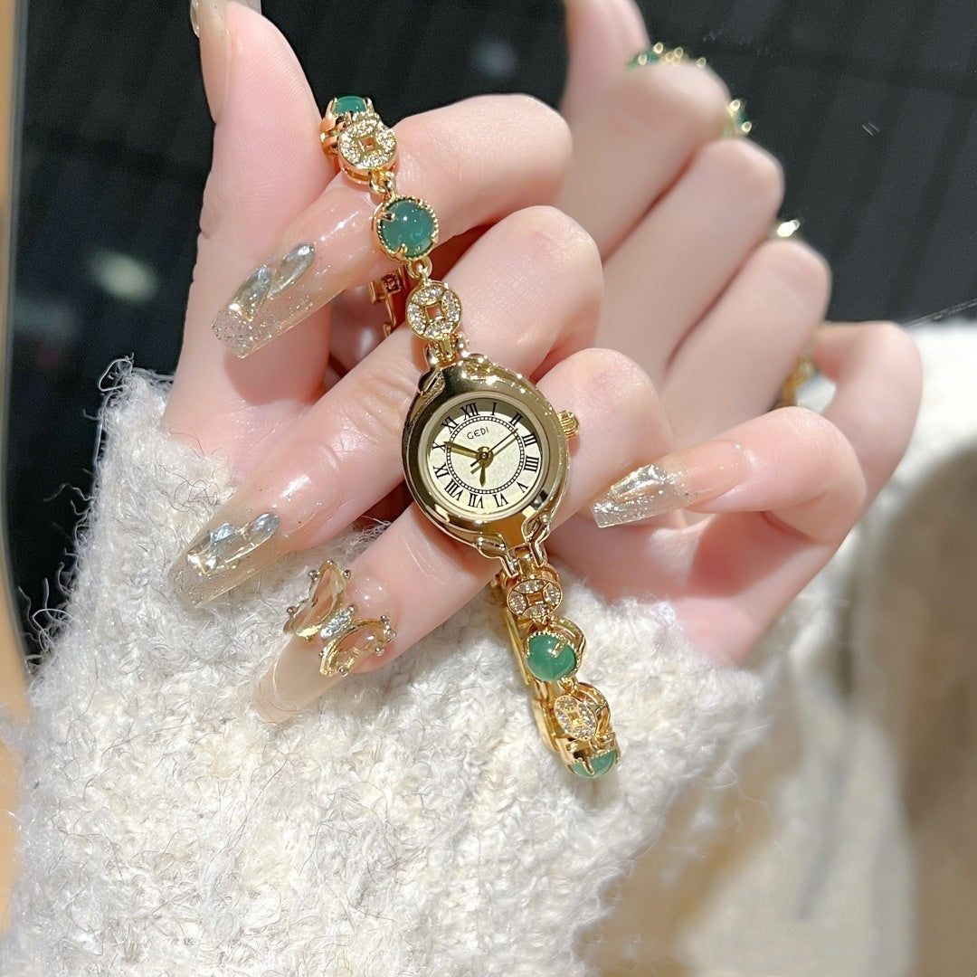 Dial Gold Mid-ancient Mild Luxury Retro Refined Grace Watch