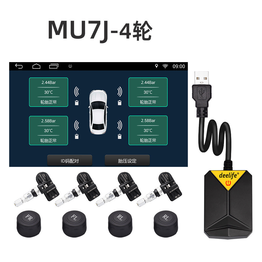 Monitor de presión de neumáticos Android para coche