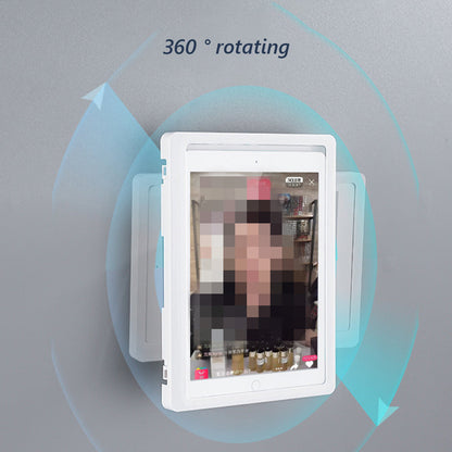 Swivel Waterproof Bathroom Phone & Tablet Holder Shelf