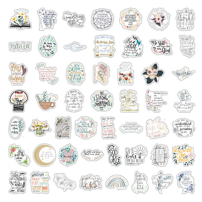Cross-border Bible Graffiti Notebook Luggage Scooter Waterproof Stickers