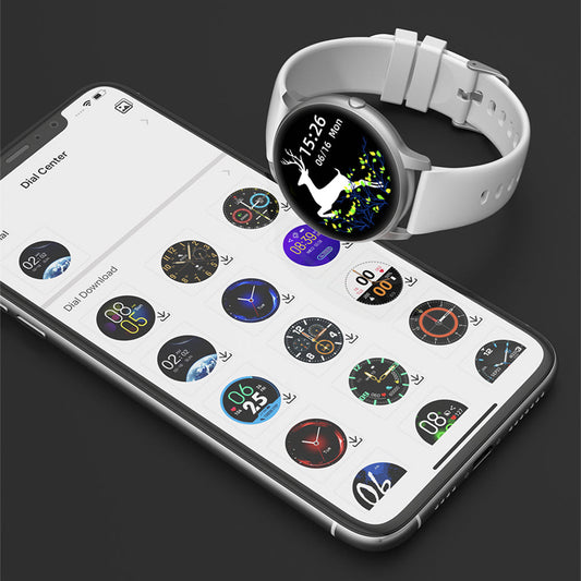 Reloj inteligente IMILAB KW66 para hombre, Bluetooth, IP68, resistente al agua, rastreador deportivo de actividad física - Negro