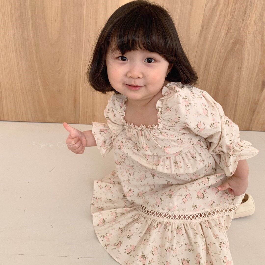 Robe coréenne pour enfants Robe de style fille