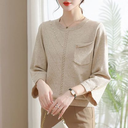 Bottoming Mom Wear Spring And Summer New Lightweight Sweater