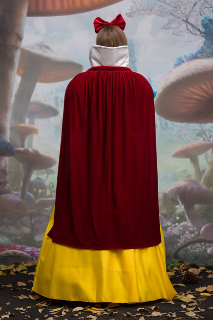 Rflong Dress Halloween Stage Costume Cape Plus Size