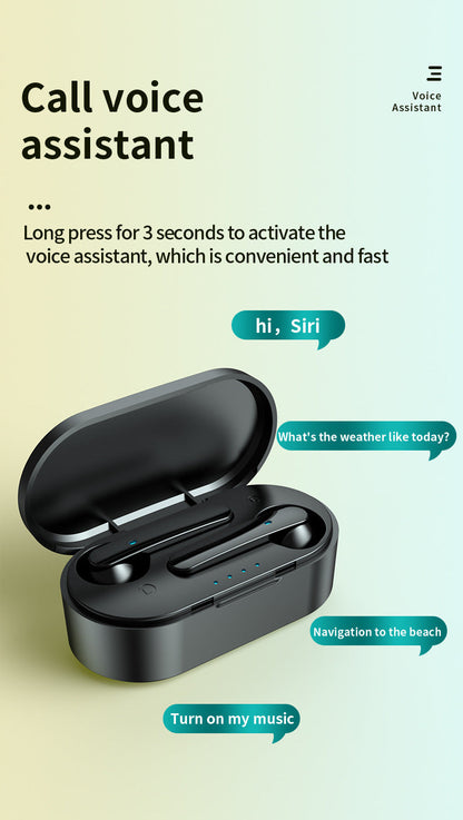 Y9 Bluetooth Earbuds 5.0 TWS Wireless Headphone Stereo Gaming Band