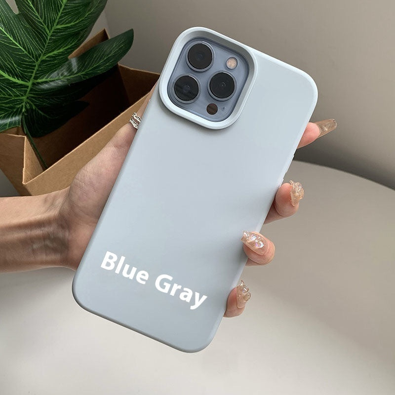 Liquid Silicone Full-Coverage iPhone 16 Case – Camera Protection, Anti-Fingerprint | 18 Colors