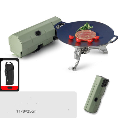 Camping Gas Stove – Portable Folding Cassette Stove for Outdoor Cooking, Hiking and Survival