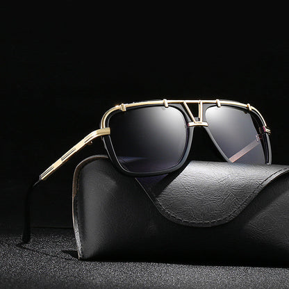 Oversized PC Lens Sunglasses – Unisex Large Frame for Driving, Fishing & Outdoor Wear