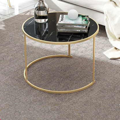 Table basse ronde combinée pour canapé de hall