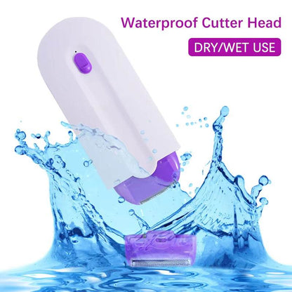 Painless Unisex Electric Hair Trimmer for Face, Legs, Bikini, Arms and Full Body Use