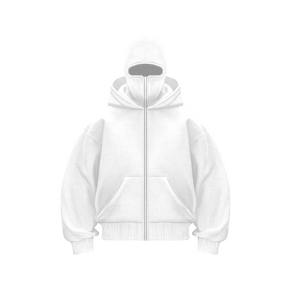 Double Hood Fleece-Lined Sweater – Ultra-Warm Cozy Hoodie for Men & Women