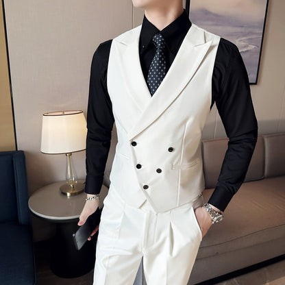 Black Milano Suit Includes Jacket Waistcoat Trousers
