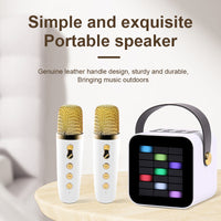 Divisor de micrófono para cinturón portátil con altavoz Bluetooth