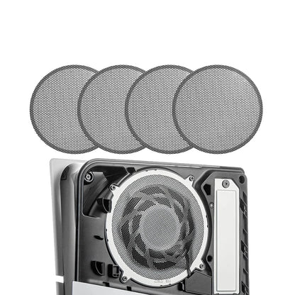 4PCS Dust Filter Kit for PS5 Slim | Heatsink Fan Vent Covers with Cooling Mesh