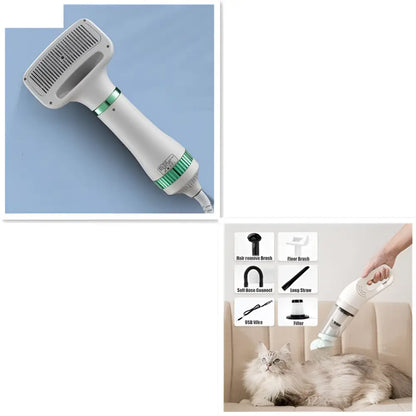 5-in-1 Pet Hair Dryer with Grooming Comb Attachments