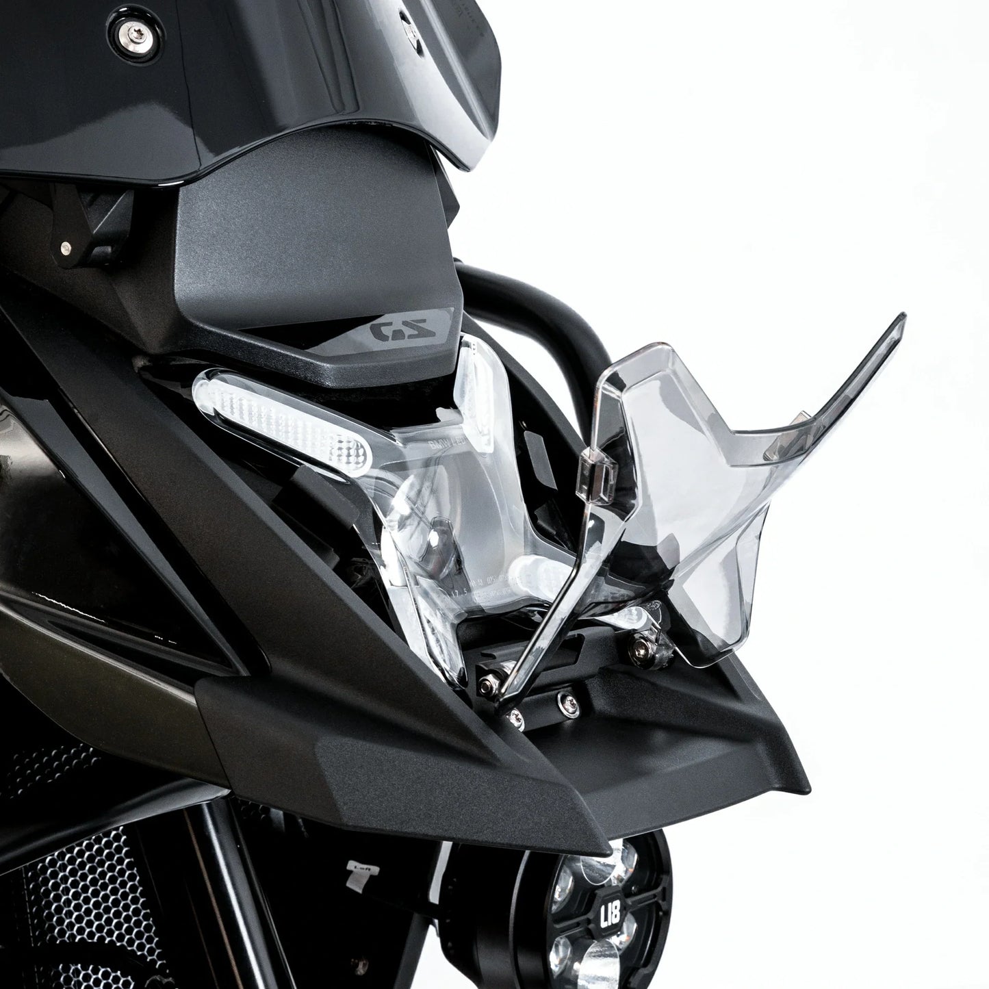 LOBOO Headlight Guard for BMW R1300GS Adventure – Magnetic Quick-Release Design, PC Polycarbonate，Clear