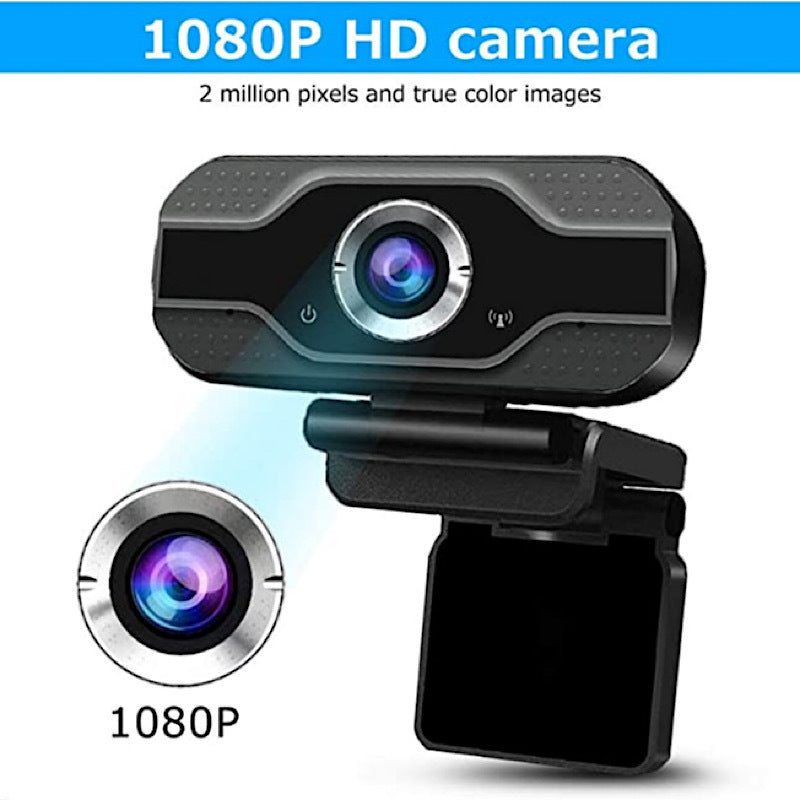 Véritable caméra Web HD 1080P avec microphone intégré