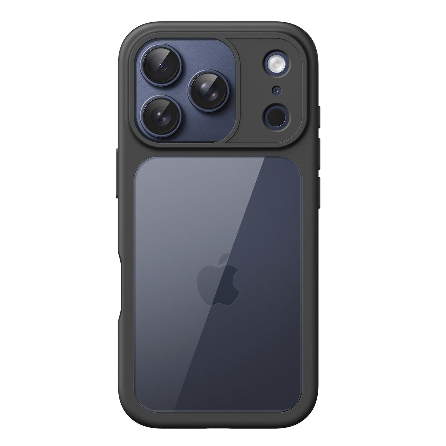 For Iphone 17 Pro 6.3-Inch, Shockproof Phone Bumper Cover, Solid Color Matte Tpu