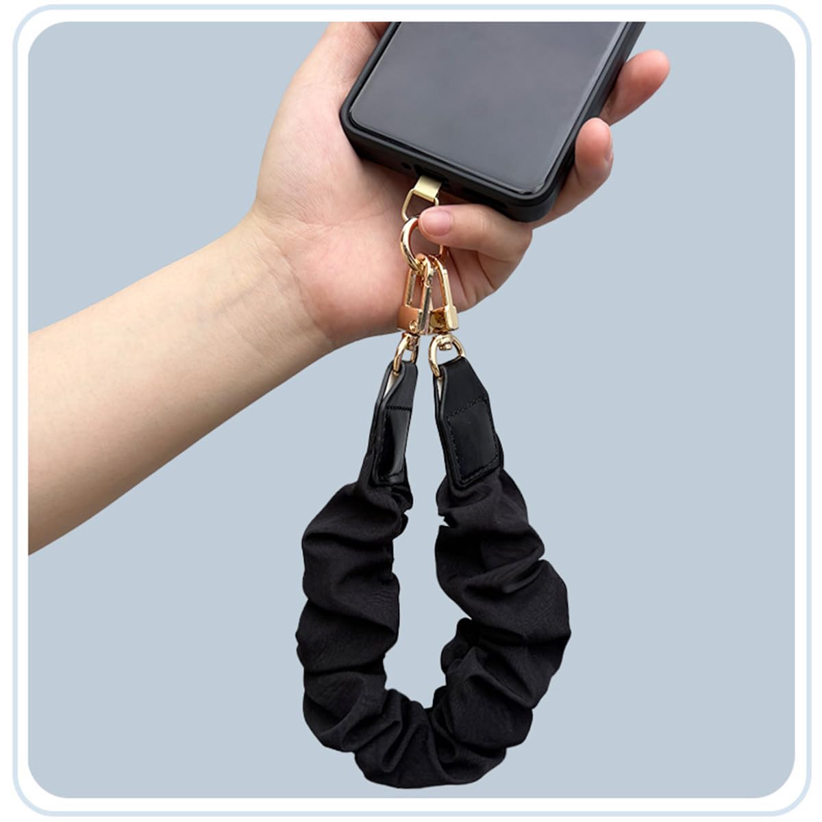 Dragonne anti-vol pour téléphone, cordon élastique universel pour téléphone portable, jolie écharpe.