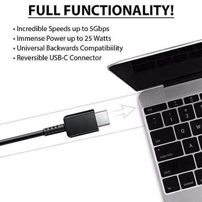 USB-C Cable for Samsung Galaxy A11 - Fast Quick Charge and Data Transfer Cable