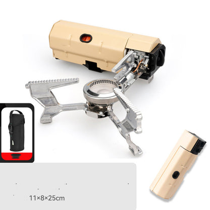 Camping Gas Stove – Portable Folding Cassette Stove for Outdoor Cooking, Hiking and Survival