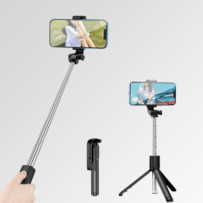 Stick Tripod 28" — Extendable Phone Tripod with 360° Rotation Holder for Travel,