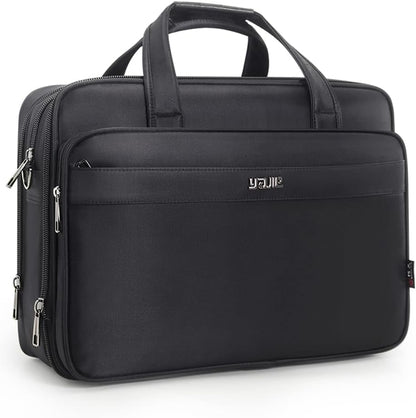 Men’s Canvas Laptop Tote Bag 17 19 Inch Business Work Briefcase