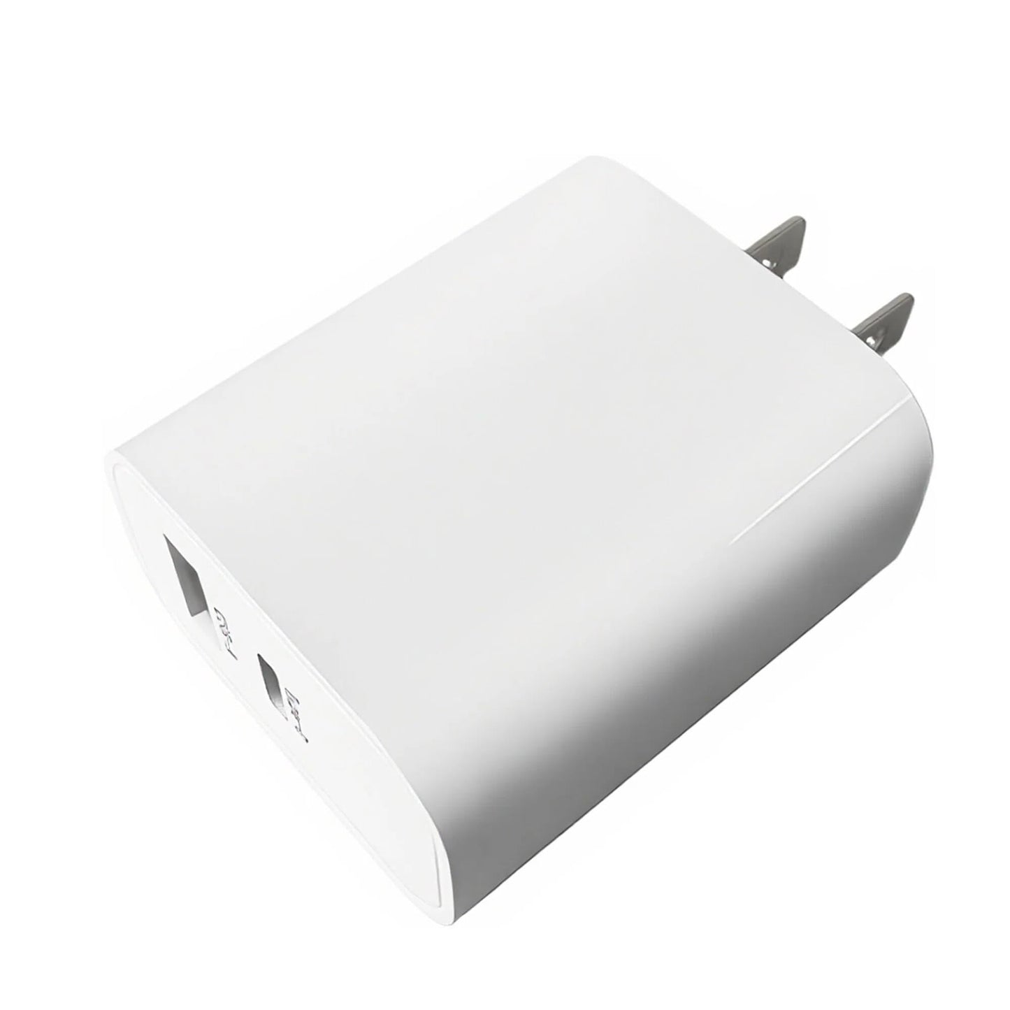 Usb-C Charger Block With Extra Usb-A Port (White, 1Pcs), Type C Power Adapter Fo