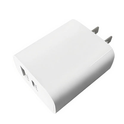 Usb-C Charger Block With Extra Usb-A Port (White, 1Pcs), Type C Power Adapter Fo