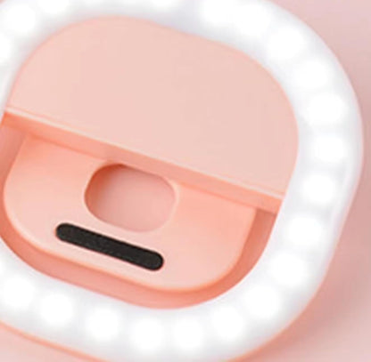 Ring Light, Rechargeable Mini Clip-On Phone, Tablet, Laptop, Camera Lighting Wit