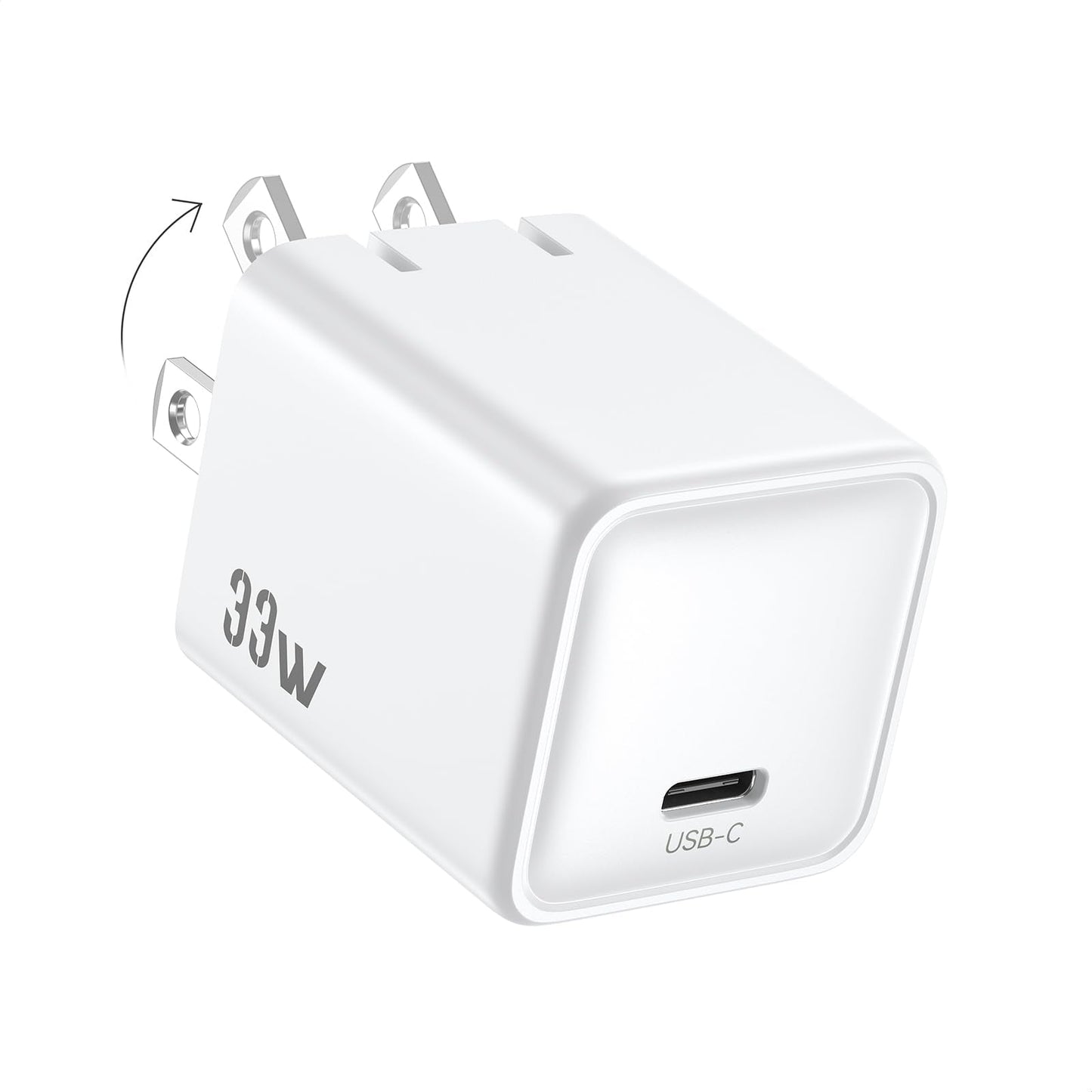 For Iphone 16/15 Charger,Pd 3.0 Pps 33W Gan Usbc Charger Block Foldable Plug Com