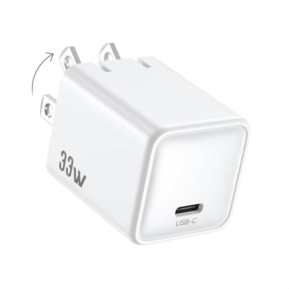 For Iphone 16/15 Charger,Pd 3.0 Pps 33W Gan Usbc Charger Block Foldable Plug Com
