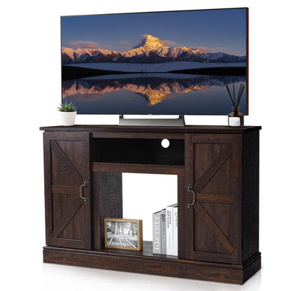 Meuble TV en bois de style vintage pour salon