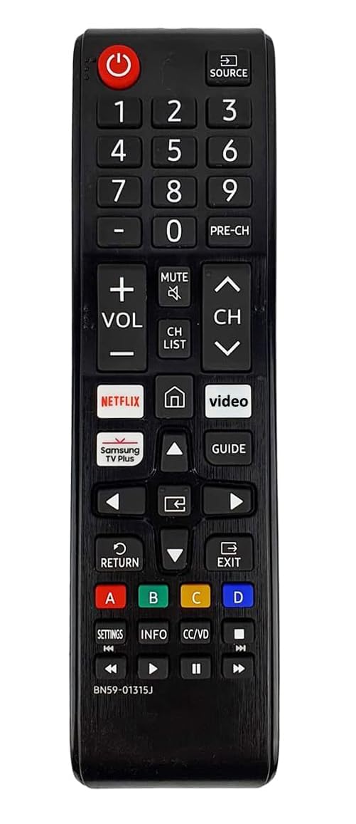 BN59-01315J Samsung Remote Replacement - Compatible with All Samsung LCD LED HDTV 3D Smart TVs