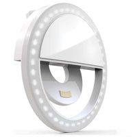 On Ring Light For Phone | 36 Led Ultra Wide Range Rechargeable Selfie Light With