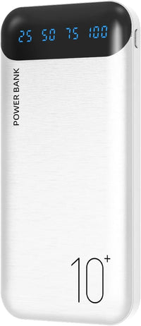 Slim Portable Charger External Battery Pack - Dual USB 2.4A Output Power Bank