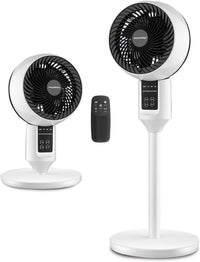 Adjustable Pedestal Fan with Remote Control | 3D Oscillation for Quiet Cooling