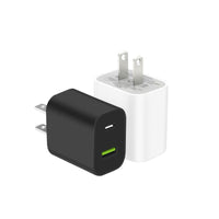 USB-C Charger Block 20W - Dual Port Type-C Wall Charger Fast Charging Power Adapter