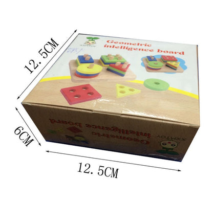 Jouets de jeu pour bébé, Puzzle en bois, Jouet éducatif, Formes géométriques, Jouets de jeu, Bâton, Puzzle d'intelligence pour bébé, enfant