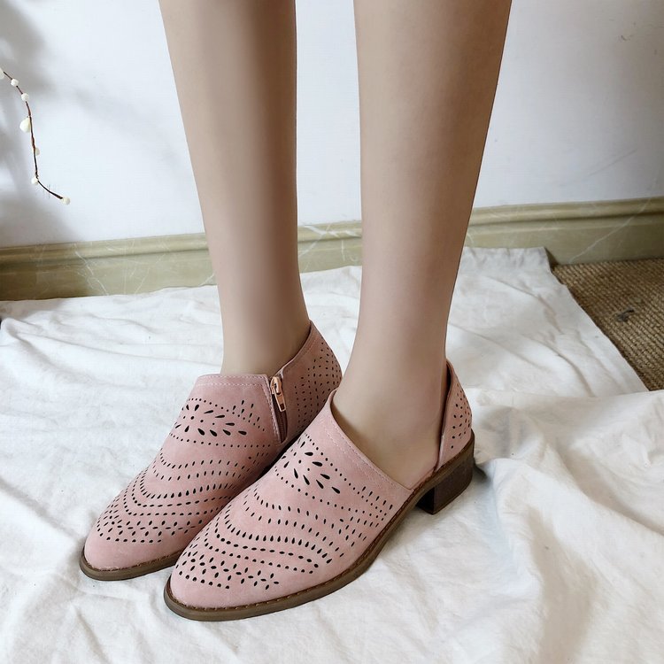 European American Hollow Low Shoes