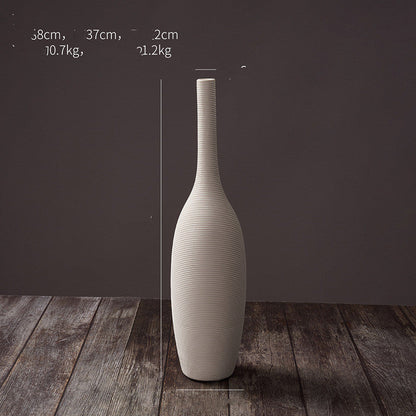 European-style Ceramic Dried Flower Vase Restaurant Table Decoration