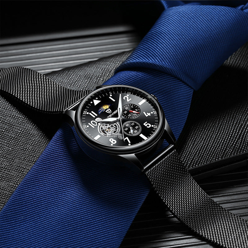 Montre Homme Étanche Tendance Campus Montre Mécanique Étudiante