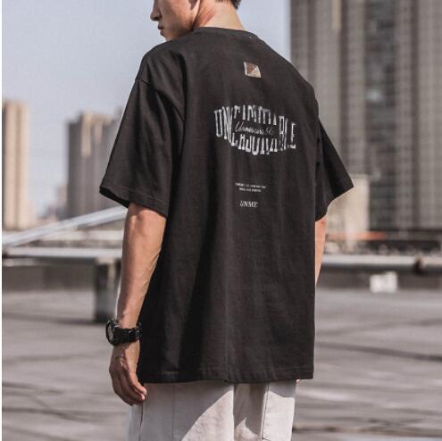 Men’s Pure Cotton Retro Short-Sleeve T-Shirt – Vintage Streetwear Tee