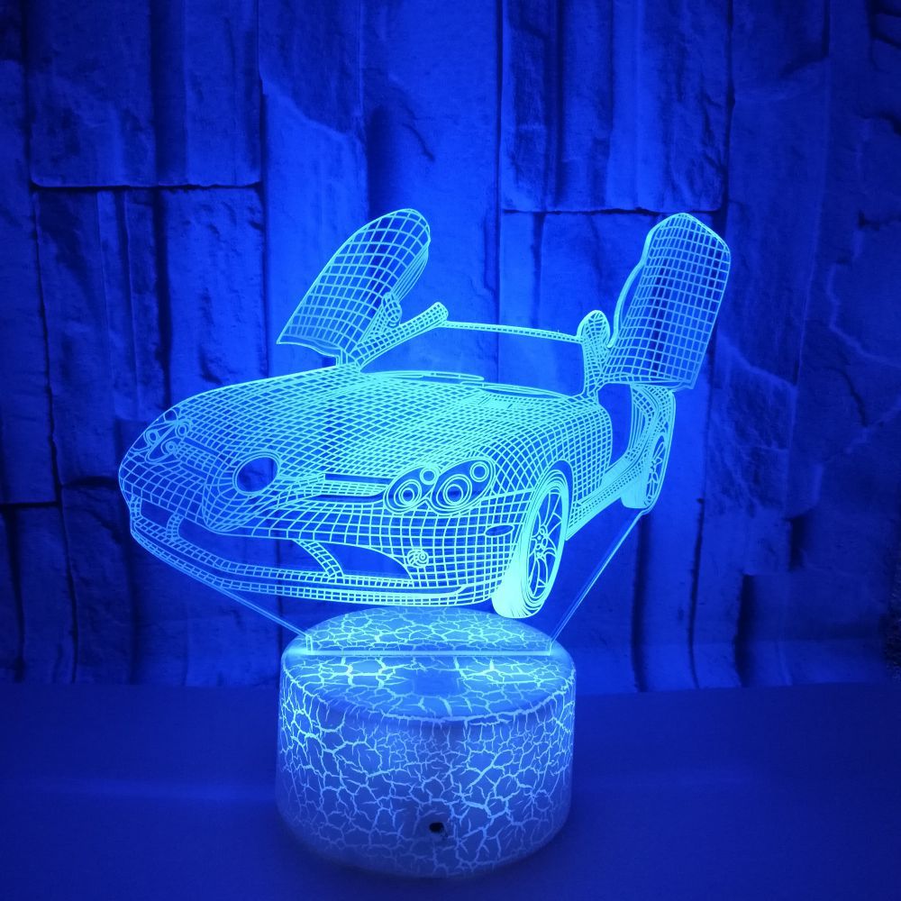 3D LED Colorful Touch Table Lamp – Night Light with Mood Lighting