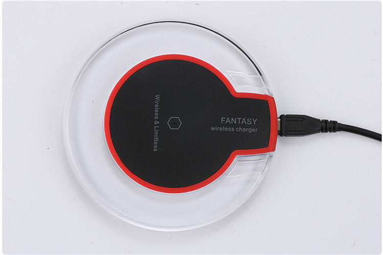 Nouveau chargeur de station de charge sans fil rond en cristal avec récepteur pour A-pple pour Sanxing