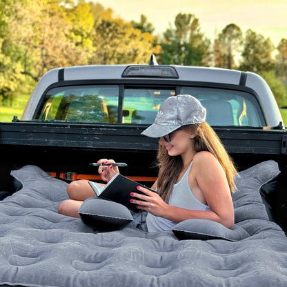 DikaSun 6-6.5 FT Mid Size Pickup Truck Bed Air Mattress,Black
