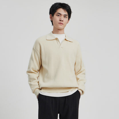 V-Neck Knit Sweater